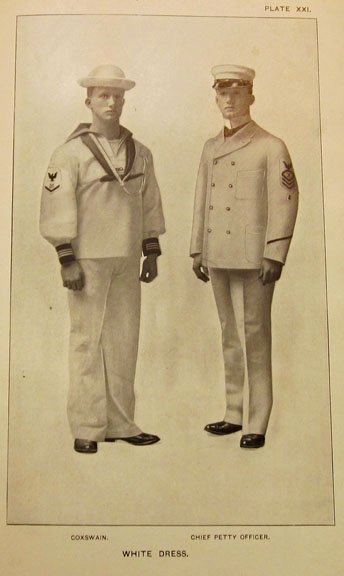 US Great White Fleet Era, US Navy Uniform Regulations 1905, 32 Uniform Plates & USN Recruits Handy Book 1910 — image 4
