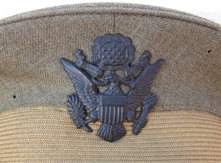US WWI Army Officers Visor Hat, A Beauty — image 8