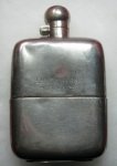 British Boer War Era, Officers Presentation Hip Flask, Durham Light Infantry