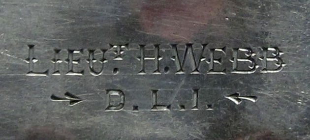 British Boer War Era, Officers Presentation Hip Flask, Durham Light Infantry — image 5