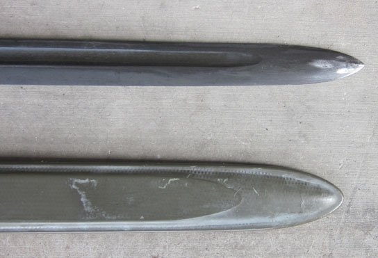 US WWII M1942 Bayonet, UFH 1943, 16 Inch Blade, USN Mk1 Scabbard — image 8