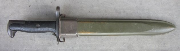 US WWII M1 Garand Bayonet, Manufactured 10 Inch Blade, AFH Maker — image 3