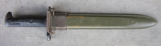 US WWII M1 Garand Bayonet, Manufactured 10 Inch Blade, AFH Maker — image 4