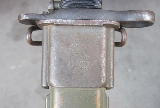 US WWII M1 Garand Bayonet, Manufactured 10 Inch Blade, AFH Maker — image 5