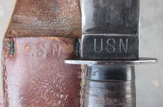 US WWII, USN Mk1 Utility Knife, Boker Mfg. — image 4