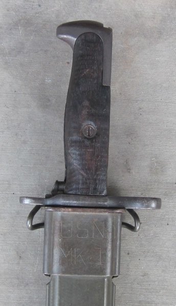 US WWI-WWII 1905/42 Bayonet, RIA 1918, Navy Mk1 Scabbard — image 2