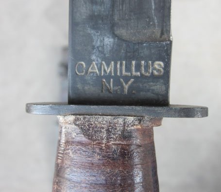 US WWII, USN Mk1 Utility Knife, Camillus Mfg, Plastic Pommel — image 6