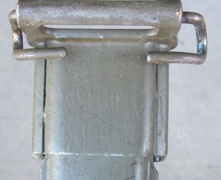 US WWII M1 Garand Bayonet & Scabbard, UFH 1943, Spearpoint Blade — image 6