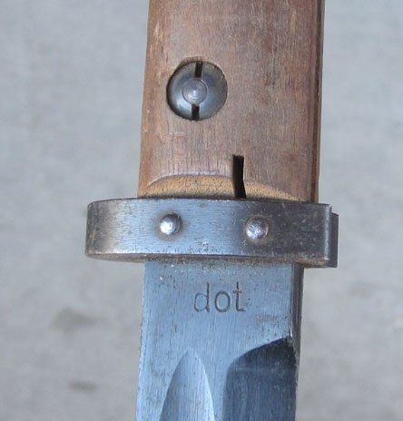 German WWII Czech VZ24 Bayonet & Frog, DOT, Waffenamt Proof — image 6