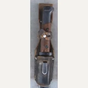 German WWII Czech VZ24 Bayonet & Frog, DOT, Waffenamt Proof