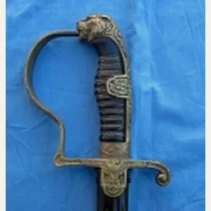 German WWII Army Officers Lion Head Sword