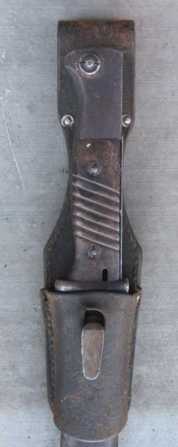 German WWII S84/98 Bayonet, Mismatch, fze 43, Original Frog — image 2