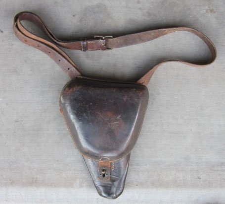 Japanese WWII Type 14 Nambu Holster & Shoulder Strap — image 2