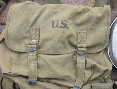 US WWII Army Rifleman Equipment Set, Light OD Canvas — image 6