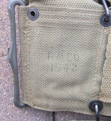 US WWII Army Rifleman Equipment Set, Light OD Canvas — image 8