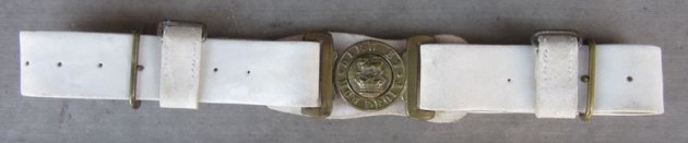 British Victorian Era Buff Leather Slade-Wallace Service Belt — image 2
