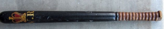 British Victorian Era Police Truncheon, Painted Finish — image 3