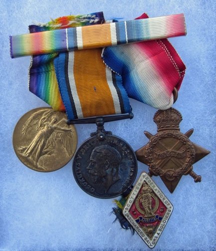 British WWI Identified P07 Enlisted Service Coat & Trio Medals, Highland RFA T — image 18