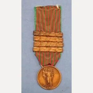Italian WWII Service Medal 1940-1943, 4-Clasps
