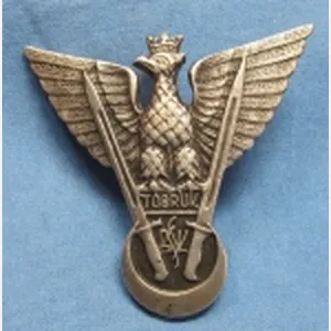 Polish WWII Independent Carpathian Corps Rifle Brigade Badge, Tobruk, 800 …