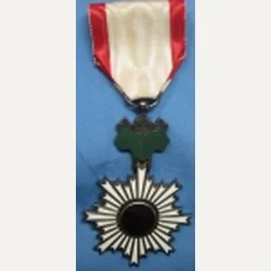 Japanese Order of the Rising Sun 6th Class, Cased
