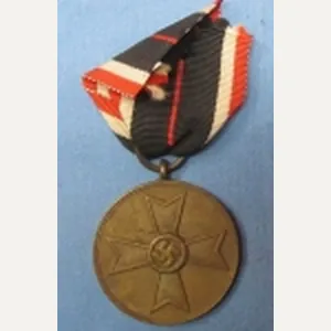 German WWII War Merit Medal & Ribbon