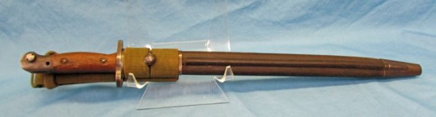  Australian WWII Pattern 1907 Bayonet & Frog, Double Ridged Scabbard — image 2