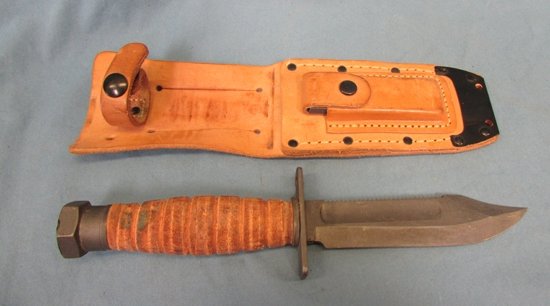  US Cold War USAF Pilots Survival Knife, Ontario Mfg 2-80 — image 3