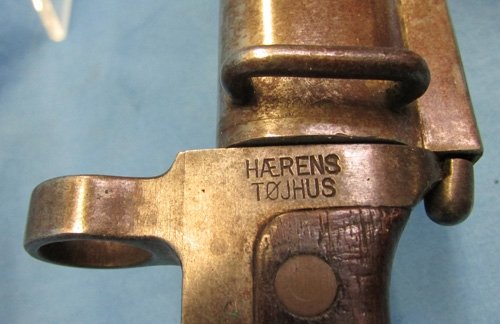  Danish M1889 Krag-Jorgenson Carbine Bayonet, Kiesling 327 — image 3