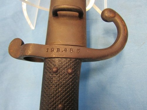  Danish M1867 Rolling Block Rifle Bayonet, Alexander Coppel Mfg — image 3