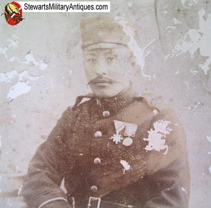  Japanese Meiji Era Russo Japanese War Officer Photo — image 2