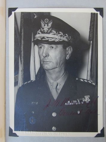 US WWII 1947 General J.M. Wainwright Autographed Photo & Retirement Program, Ft. Sam Houston 1947 — image 2