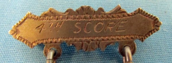  US Indian Wars Era Marksmanship Badge, Old Guard, Co.A — image 3