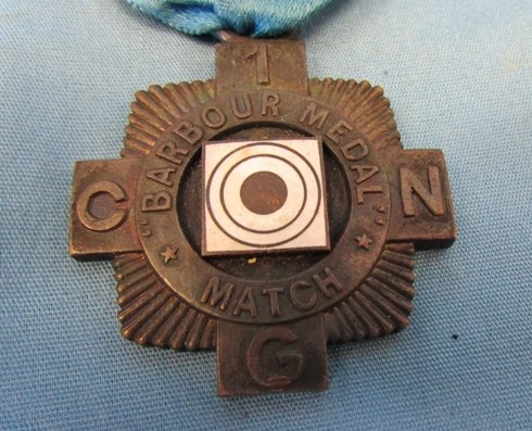  US Indian War Era Connecticut NG 1883 Barbour Match Shooting Medal, Co K, Winning Team — image 4