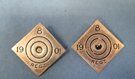 US 1901 8th NYNG Marksmanship Collar Buttons
