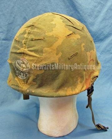  US Vietnam Helmet Steel Helmet, Liner & Camouflage Cover — image 3
