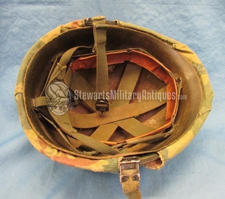  US Vietnam Helmet Steel Helmet, Liner & Camouflage Cover — image 4