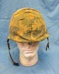 US Vietnam Helmet Steel Helmet, Liner & Camouflage Cover