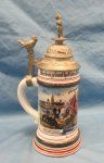 German Pre WWI Regimental Stein, IR 123, 1900-1902