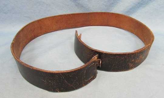  German WWII Enlisted Service Belt, Luftwaffe Marked — image 2