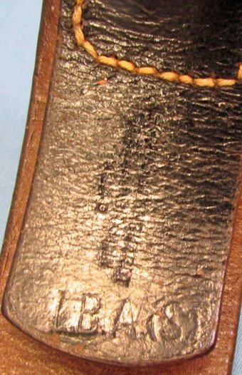  German WWII Enlisted Service Belt, Luftwaffe Marked — image 3