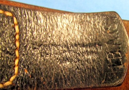  German WWII Enlisted Service Belt, Luftwaffe Marked — image 4