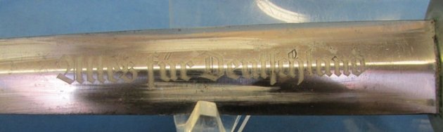  German WWII M1933 SA EM Dagger & Hanger, Carl Schmidt Mfg. — image 6