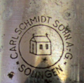  German WWII M1933 SA EM Dagger & Hanger, Carl Schmidt Mfg. — image 7
