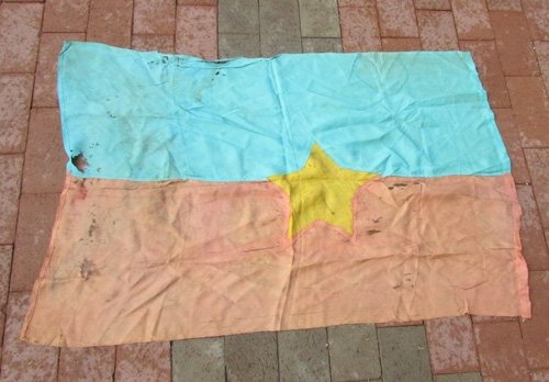  North Vietnamese Battle Damaged Flag — image 3