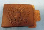 Austrian WWI Brass Enlisted Buckle, Field Recovered, With Keeper