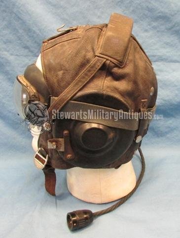 Chinese Cold War Era Leather Flying Helmet & Goggle Set — image 3