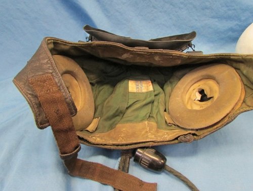  Chinese Cold War Era Leather Flying Helmet & Goggle Set — image 7