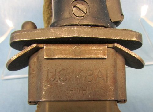  US Cold War Era M14 Rifle M5 Bayonet Scabbard MILPAR Mfg — image 3