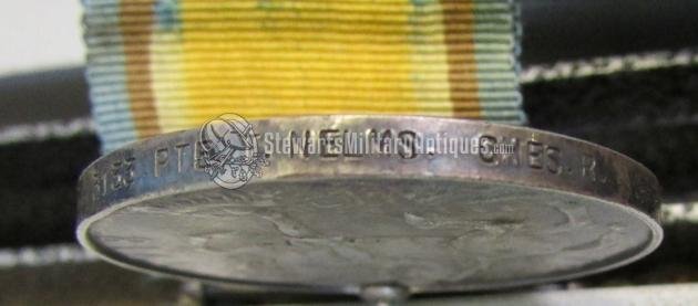  British WWI Medal Trio, Cheshire Rgt, Disembodied 1919 — image 2